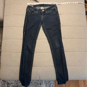 TRUE RELIGION LOW RISE SKINNY JEANS